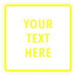 Traffic Yellow Border